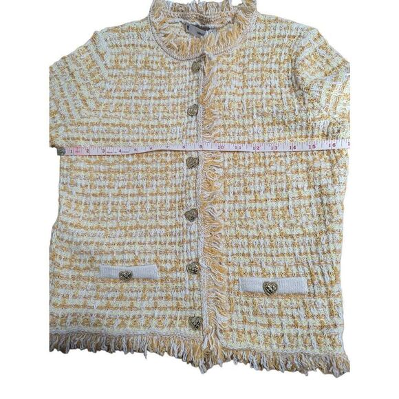 Mango pocket tweed cardigan Small - Picture 7 of 7